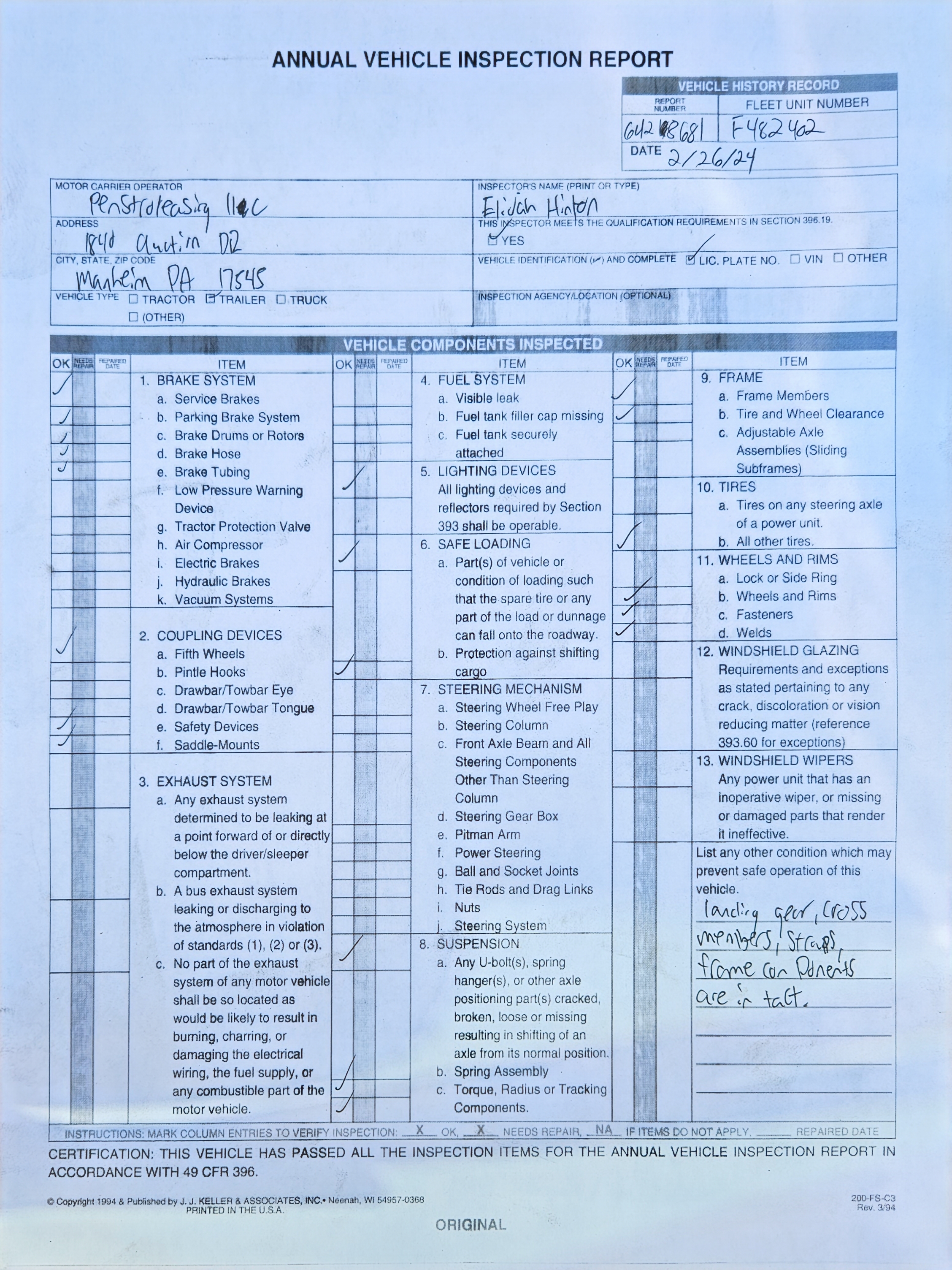 2024 48′ x 102″ Wabash – Flatbed